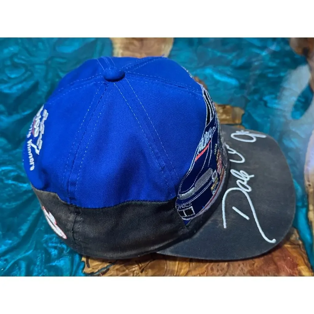 Dale Earnhardt Jr. AC Delco Car Blue Hat #3 NASCAR Chase Adjustable SnapBack VTG